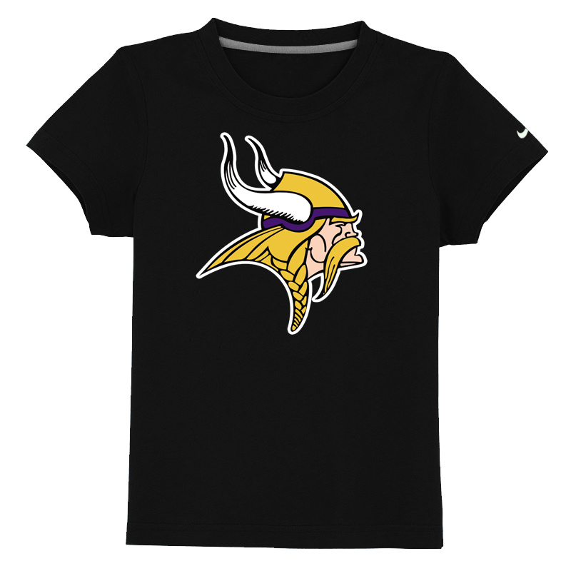 Minnesota Vikings Sideline Legend Authentic Logo Youth T Shirt Black