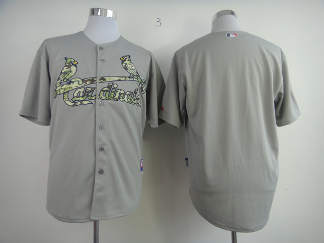 St. Louis Cardinals Authentic Blank 2013 USMC Road Cool Base Jersey