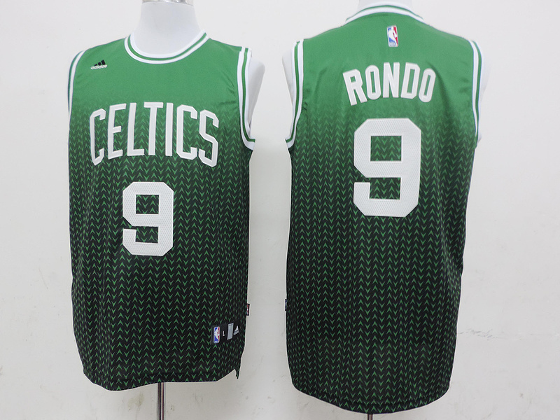 adidas NBA Boston Celtics #9 Rajon Rondo Drift Fashion Jersey