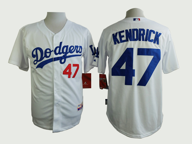 MLB Los Angeles Dodgers #47 Kendrick White Jersey