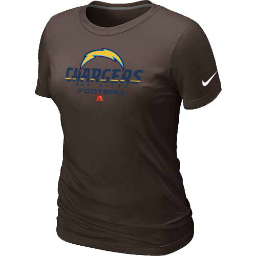  San Diego Charger Brown Womens Critical Victory TShirt 57 