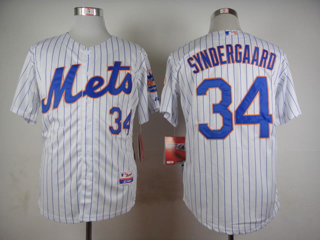 MLB New York Mets #34 Snydergaard Cool Base Jersey