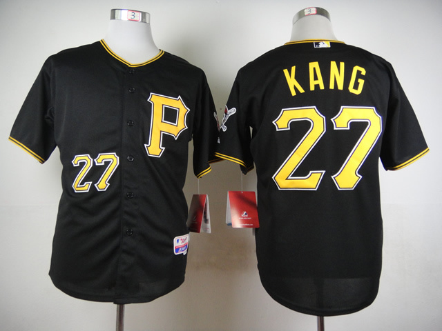 MLB Pittsburgh Pirates #27 Kang Black Jersey