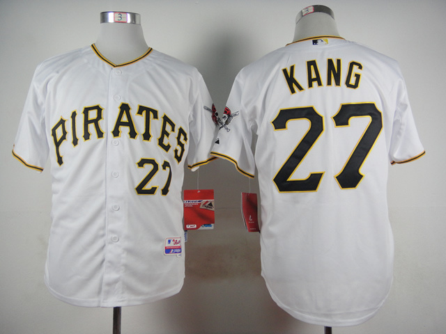 MLB Pittsburgh Pirates #27 Kang White Jersey