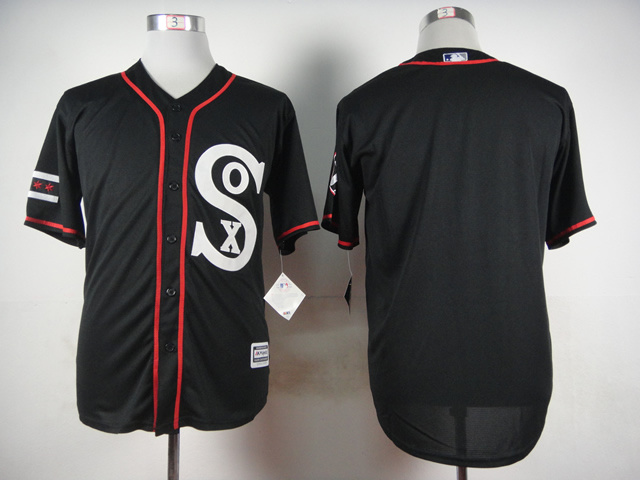 MLB Chicago White Sox Blank Black New Jersey