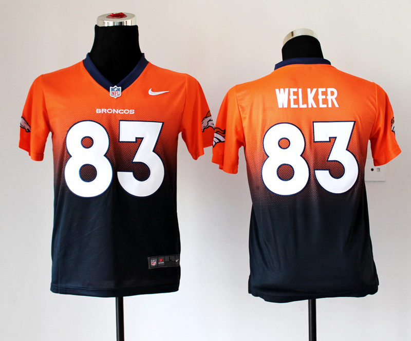 Nike NFL Denver Broncos #83 Wilker Youth Drift Fashion II Jersey