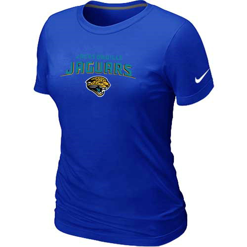  Jacksonville Jaguars Womens Heart& Soul Blue TShirt 33 
