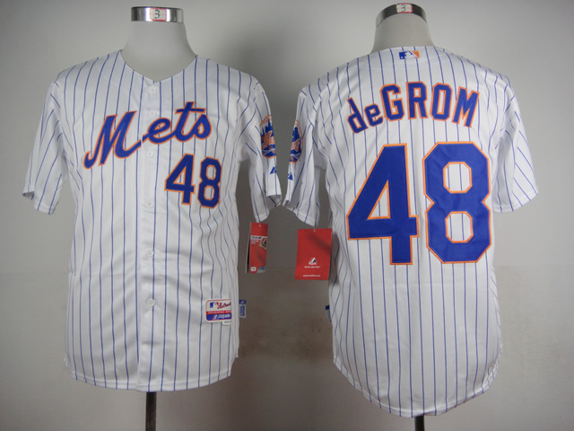 MLB New York Mets #48 Degron Cool Base White Jersey