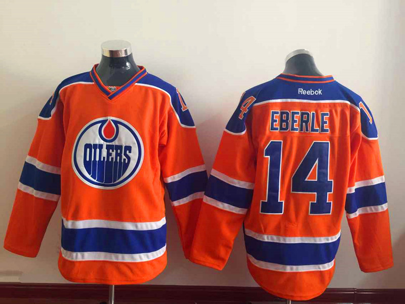 Youth NHL Edmonton Oilers #14 Eberle Orange 2015 Jersey