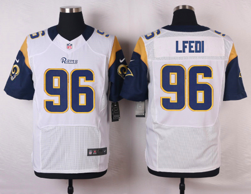 Nike St. Louis Rams #96 Ifedi Elite White Jersey
