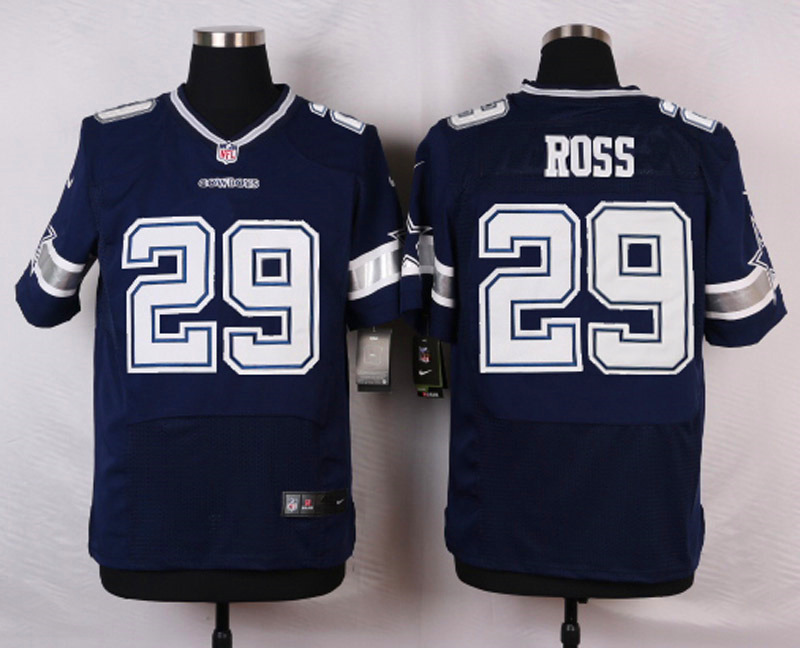 Nike Dallas Cowboys #29 Ross Blue Elite Jersey