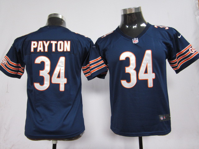 Team Color Walter Payton NFL Jersey, Nike Chicago Bears #34 NFL Youth Game Jersey