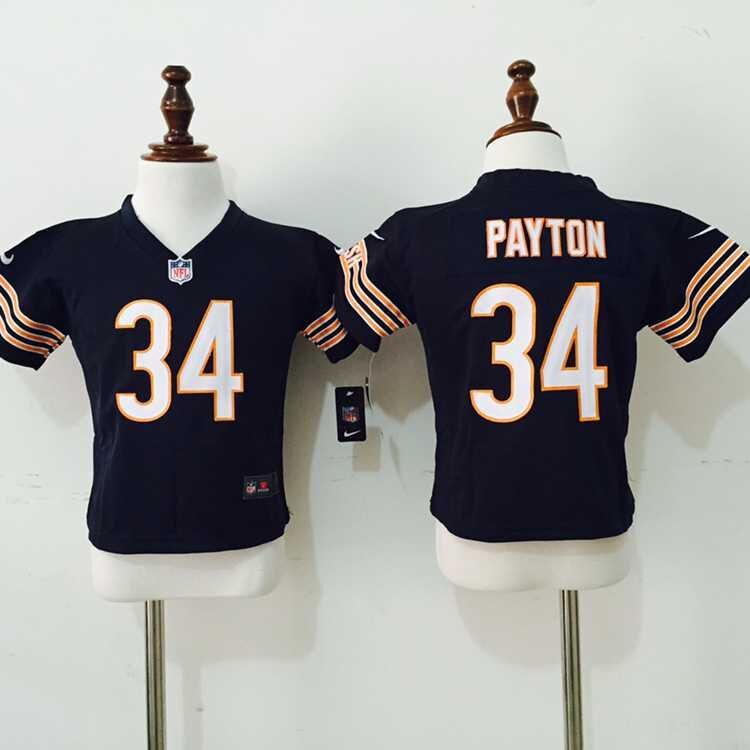 Nike Chicago Bears #34 Payton Kids Blue Jersey(2-4Y)