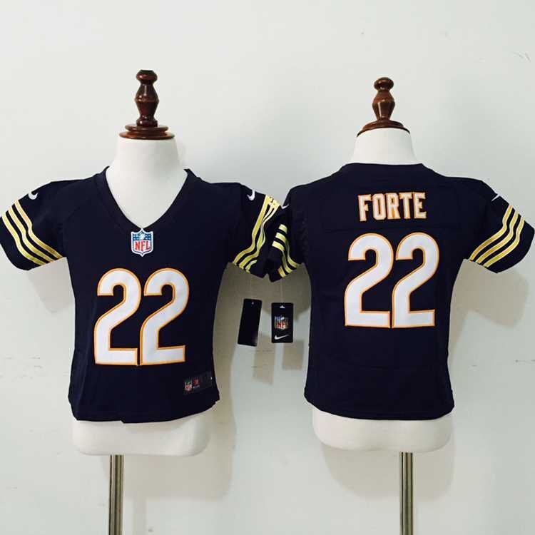 Nike Chicago Bears #22 Forte Kids Blue Jersey(2-4Y)