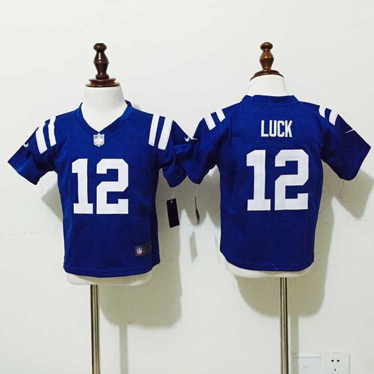 Nike NFL Indianapolis Colts #12 Andrew luck Blue Kids Jersey(2-4Y)