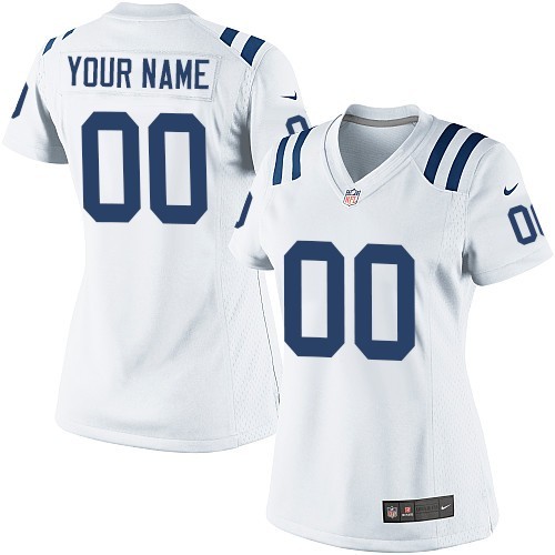 Customized Team Color Women Nike Indianapolis Colts Jersey