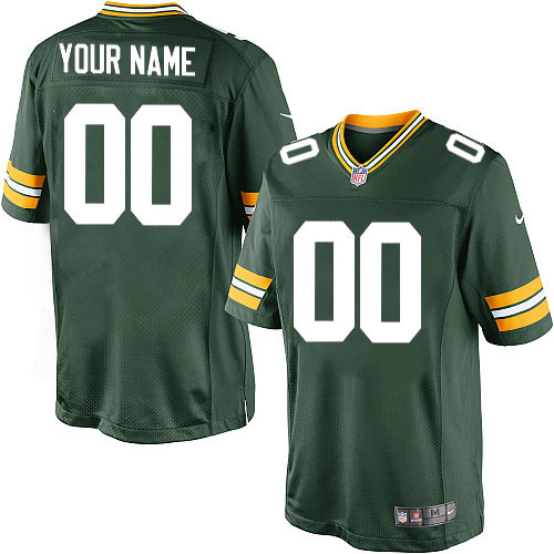 Packers Nike Youth Customized Game Team Color Jersey