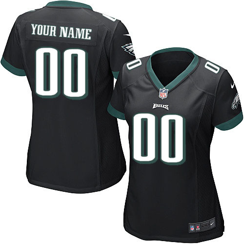 Team Color Customized Game Womens Nike Philadelphia Eagles Jersey