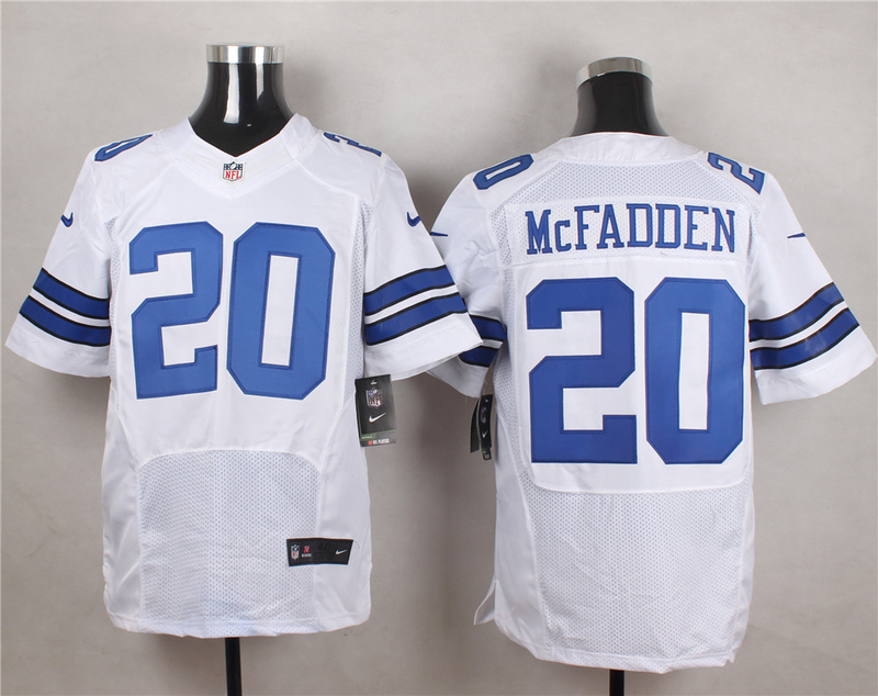 Nike NFL Dallas Cowboys #20 McFadden White Elite Jersey