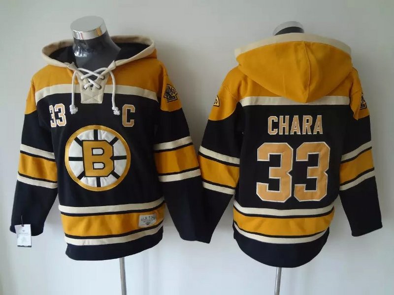 NHL Boston Bruins #33 Chara Black Hoodie
