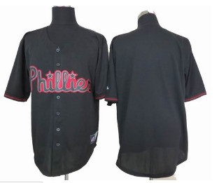 Philadelphia Phillies blank Pitch Black Fashion Jersey