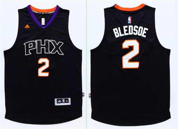 NBA Phoenix Suns #2 Bledsoe Black Jersey
