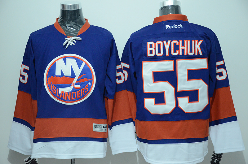 NHL New York Islanders #55 Boychuk Blue Jersey