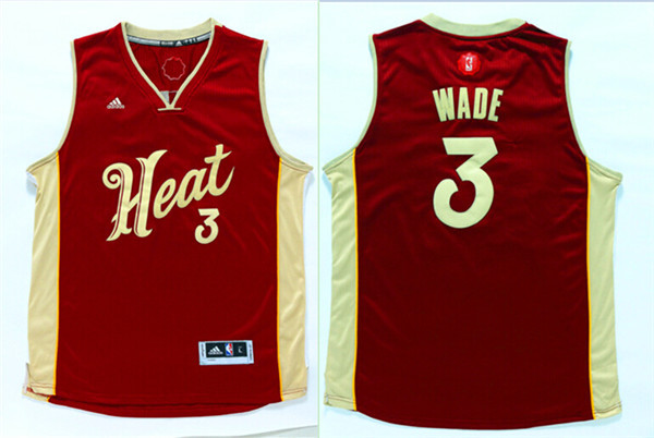 NBA Miami Heat #3 Wade 2016 Christmas Jersey