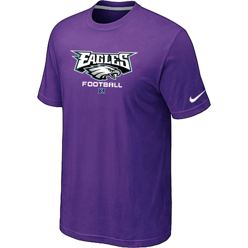  Philadelphia Eagles Critical Victory Purple TShirt 23 