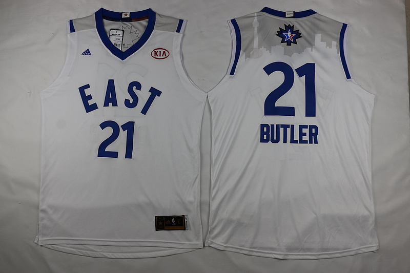 2016 NBA All Star Chicago Bulls #21 Butler White Jersey