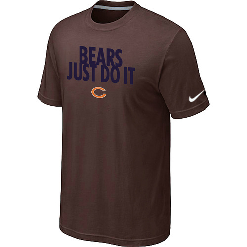 NFL Chicago Bears Just Do It Brown TShirt 34 