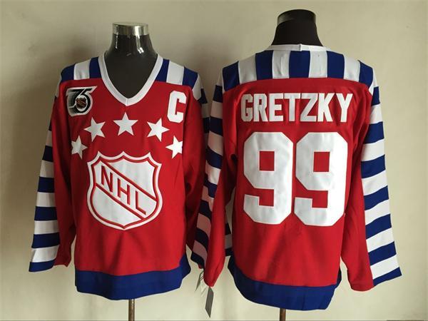 Gretzky Red 2011 All Star CANADA 75TH CCM NHL Jersey