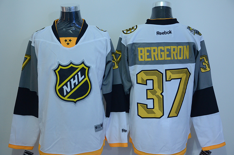 NHL Reebok 2016 All-Star #37 Patrice Bergeron Premier White Jersey 