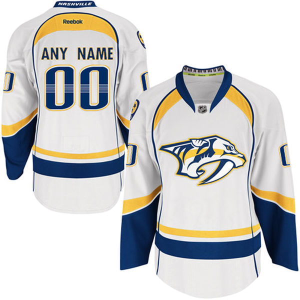 White Buffalo Sabres #00 Your Name Road Premier Custom NHL Jersey