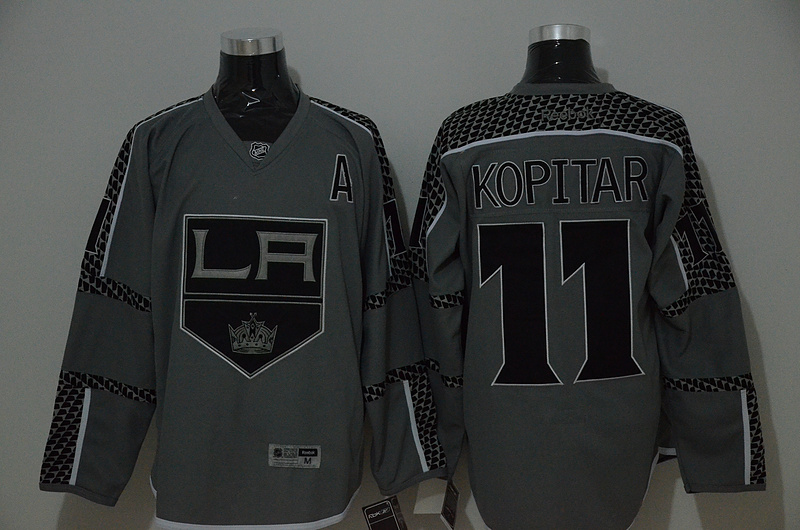 Los Angeles Kings #11 Kopitar Grey NHL Jersey