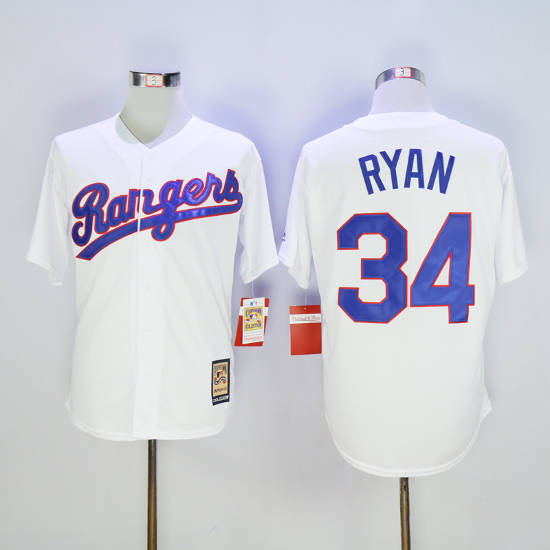 MLB Texas Rangers #34 Ryan White M&N Jersey