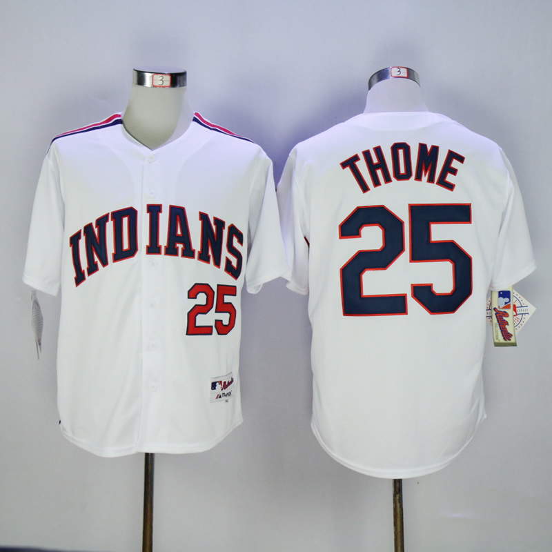 Thome Jersey: #25 Cleveland Indians Jersey In White