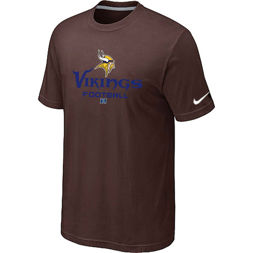  Minnesota Vikings Critical Victory Brown TShirt 36 