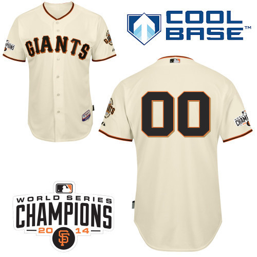 MLB San Francisco Giants Custom Cream Jersey