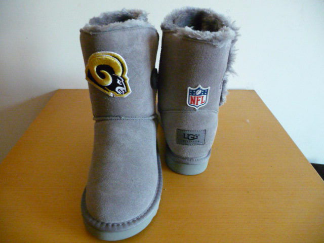 Womens St.Louis Rams Cheerleader Boots Gray