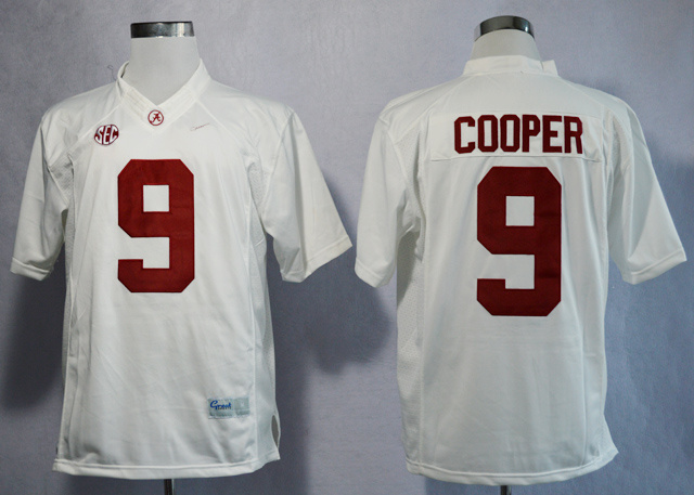 NACC Alabama Crimson Tide #9 Cooper White NCAA Jersey