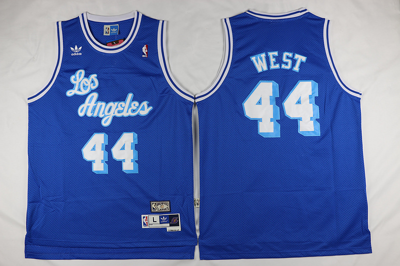 Blue Jerry West Los Angeles Lakers Soul Royal #44 Jersey