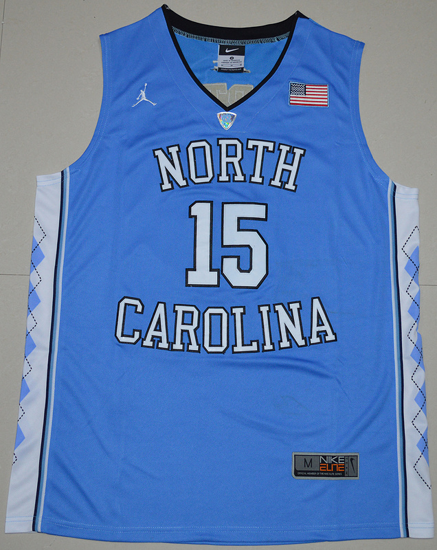 North Carolina Vince Carter #15 Blue College Basketball Jersey
