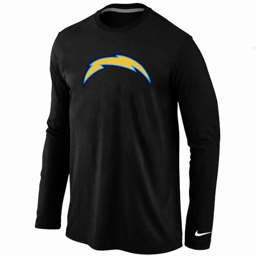 Nike San Diego Charger Logo Long Sleeve T-Shirt black