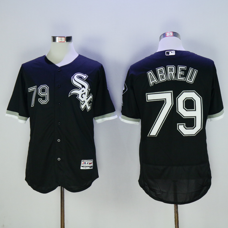 MLB Chicago White Sox #79 Jose Abreu Black Elite Jersey