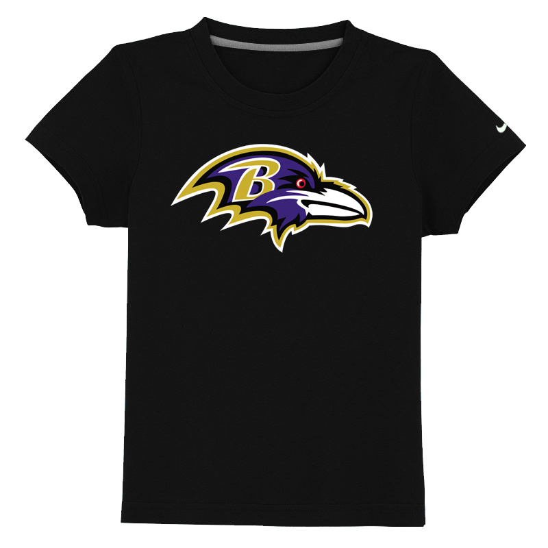 Baltimore Ravens Sideline Legend Authentic Logo Youth T Shirt Black