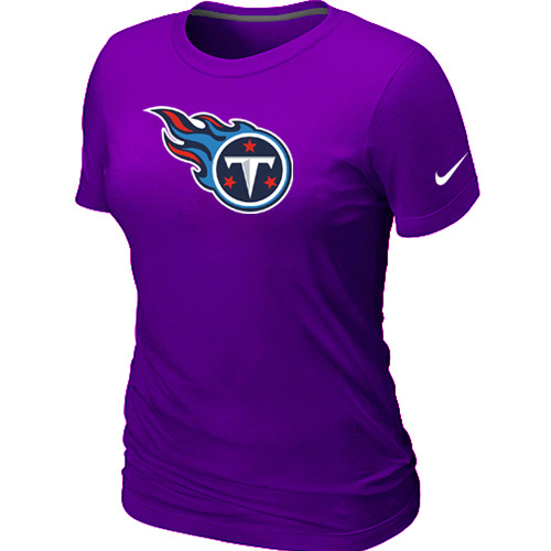  Tennessee Titans Purple Womens Logo TShirt 50 