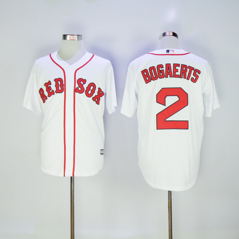 MLB Boston Red Sox #2 Bogaerts White Elite Jersey
