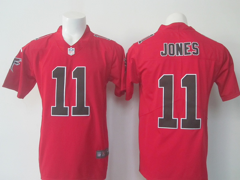 NFL Atlanta Falcons #11 Jones Red Rush Jersey