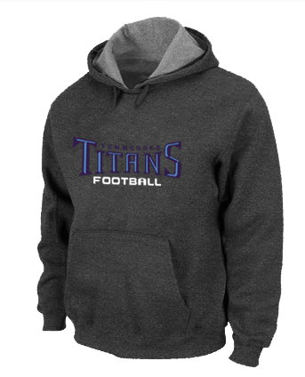 Tennessee Titans Authentic font Pullover Hoodie D.Grey